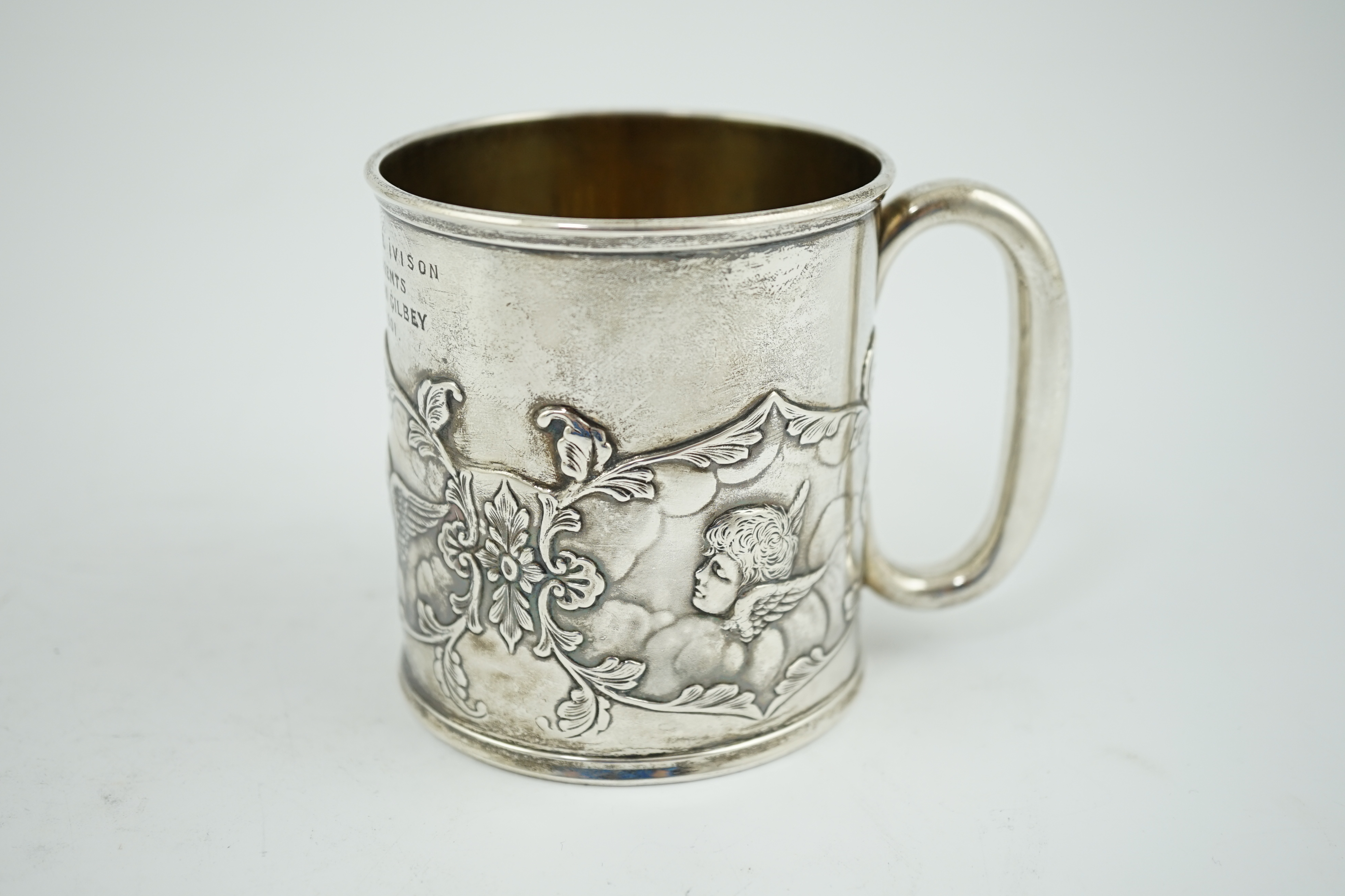 An Edwardian silver christening mug, by William Comyns